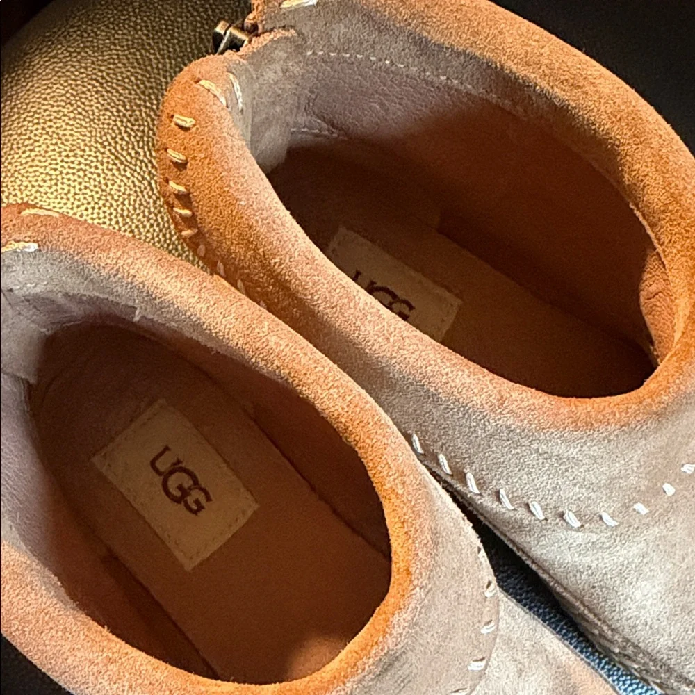 UGG Tan Suede Ankle Booties - Picture 5 of 6